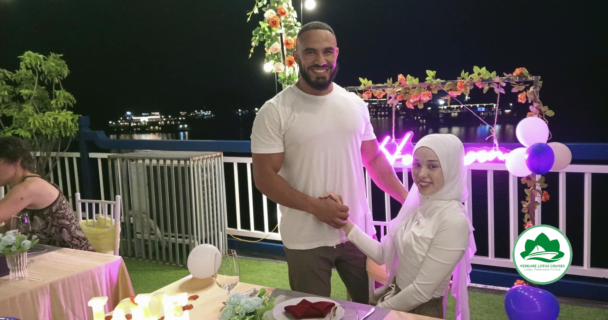 Honey Moon Setup Verdure Lotus Luxury Cruise on Sundeck