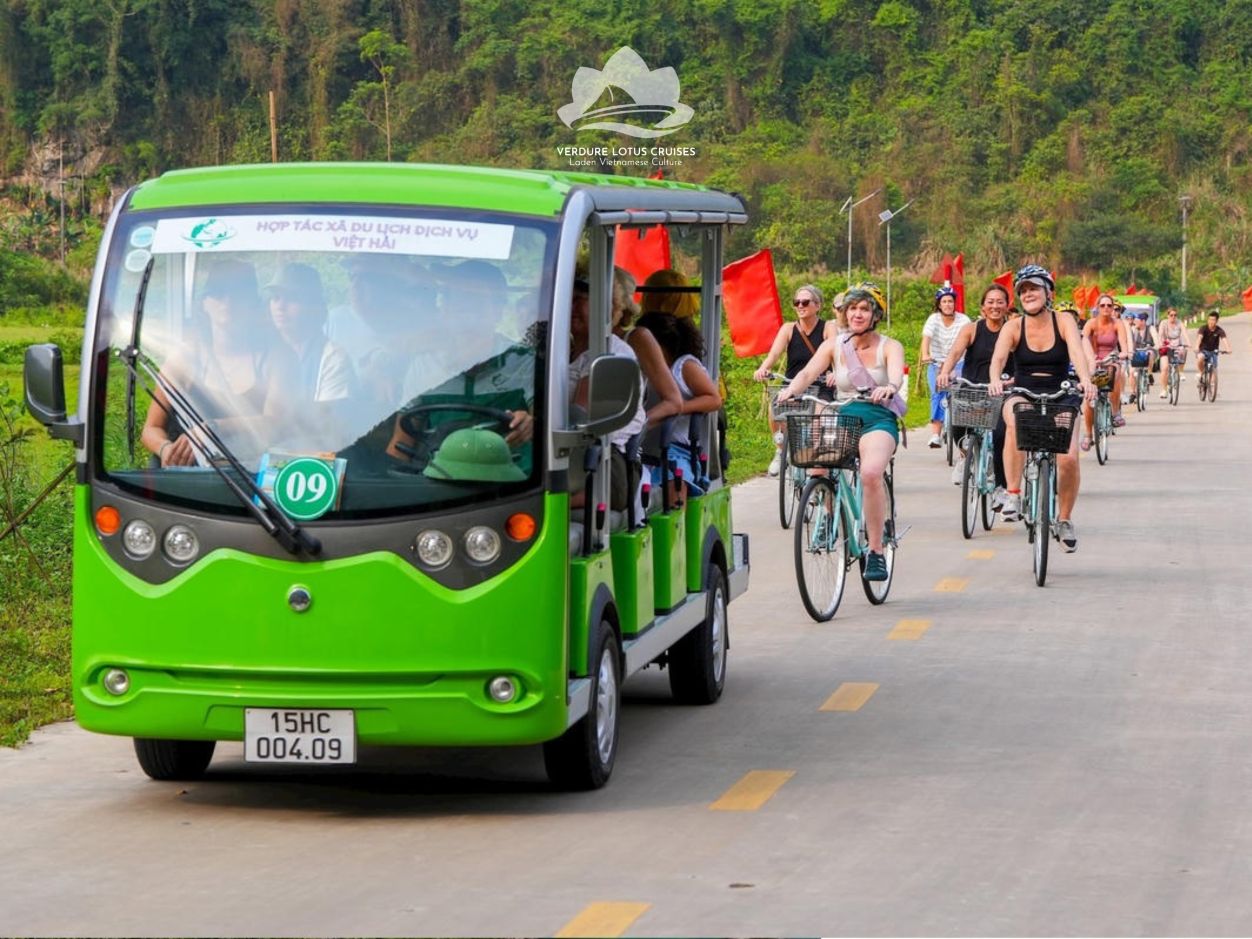 Bicycling on Viet Hai Village 04