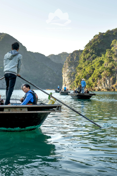 Bamboo Boat at Dark & Bright Cave 01