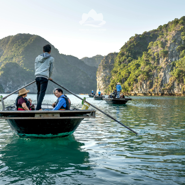 Bamboo Boat at Dark & Bright Cave 01