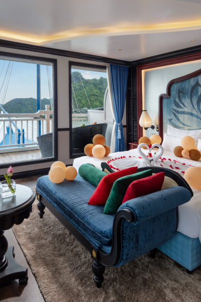 Display Image for Verdure Lotus Luxury Cruise on Lan Ha Bay | Suite Room with Balcony