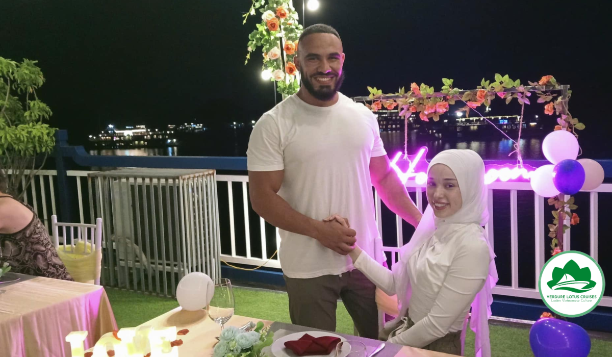 Honey Moon Setup Verdure Lotus Luxury Cruise on Sundeck