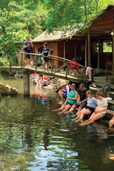 Fish Foot Massage in Viet Hai Village